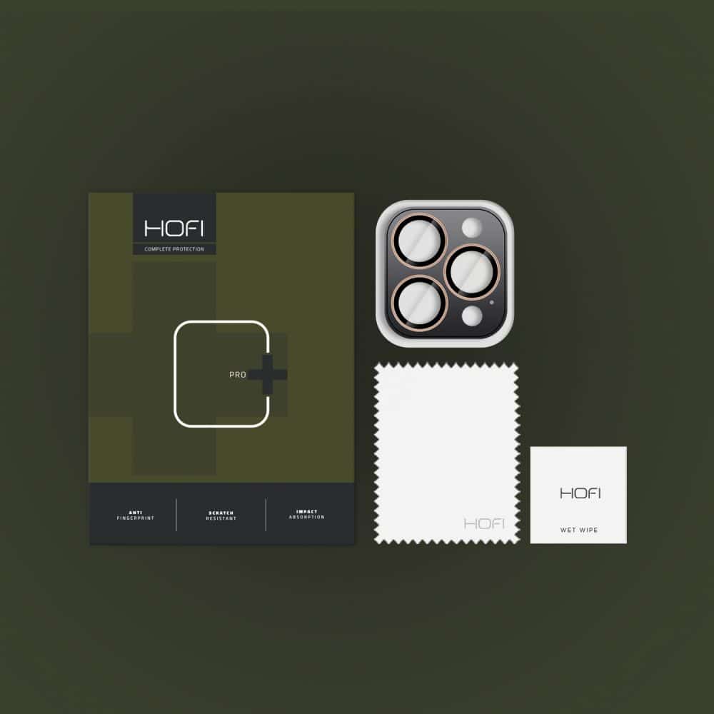 HOFI προστασία κάμερας Camring Pro+ iPhone 16 Pro / 16 Pro Max σε χρώμα desert titanium - Image 4