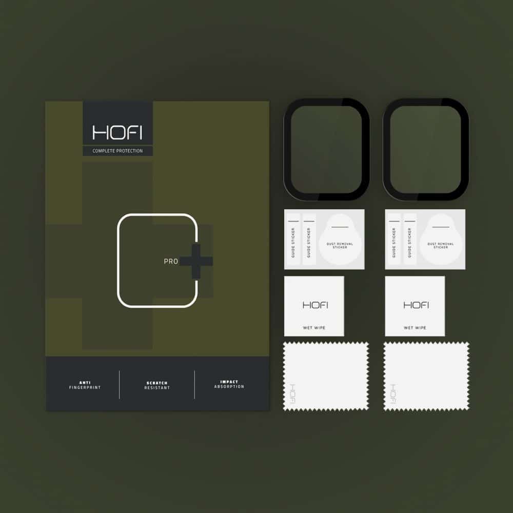 Hofi Hybrid Pro+ 2-Pack γυαλί για Apple Watch 10 (46 mm) μαύρο - Image 2