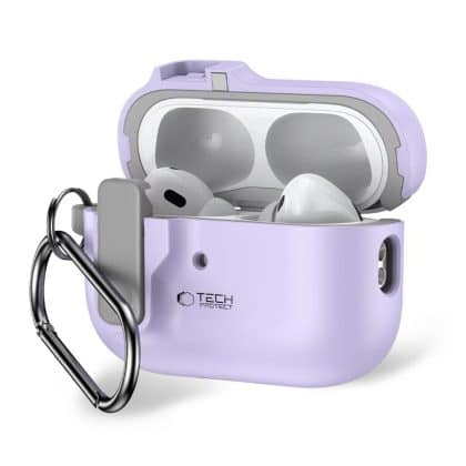 Tech-Protect Slim Hook Apple AirPods Pro 1 / 2 Λεβάντα
