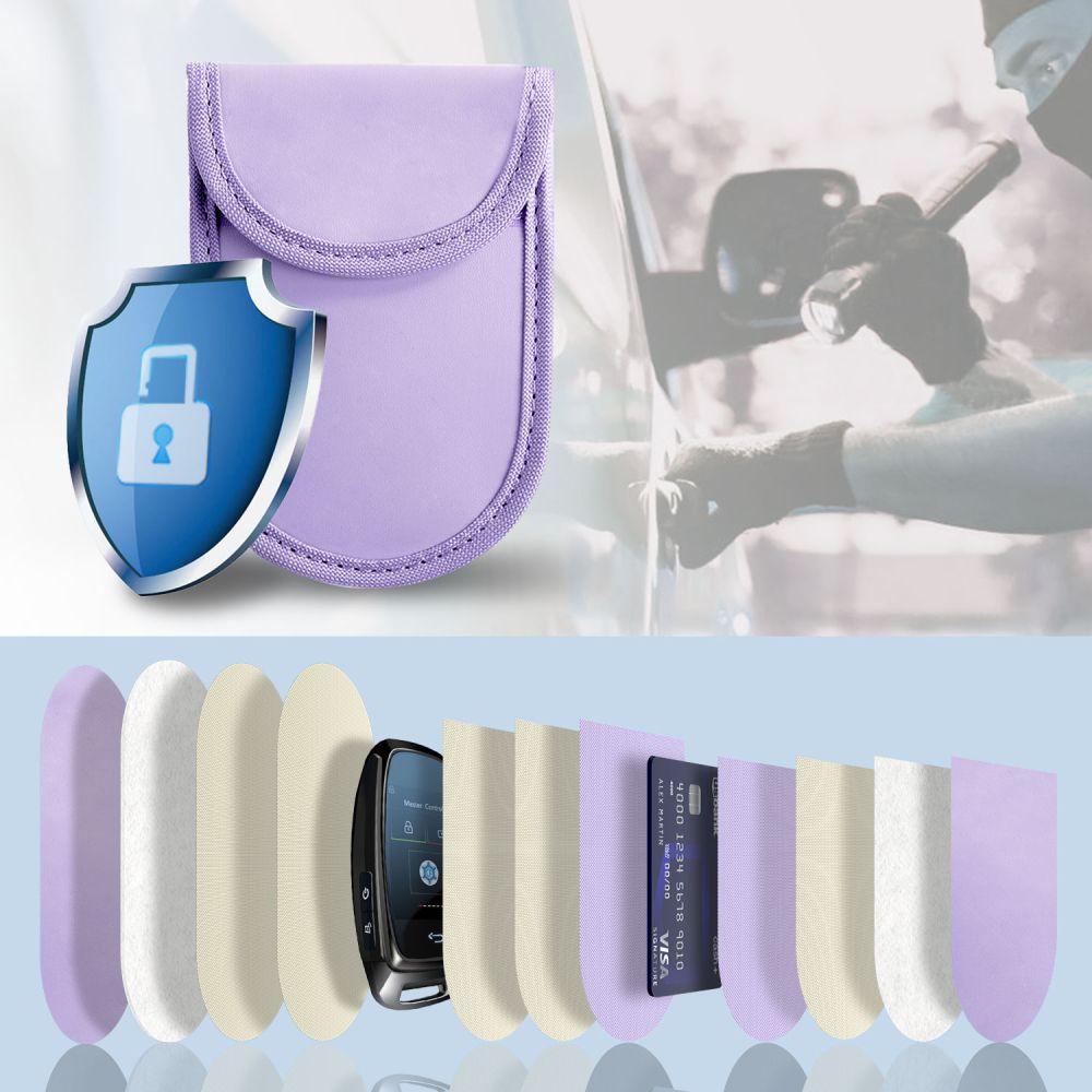 Tech-Protect Faraday KLR100 θήκη Keyless RFID Signal Blocker Λεβάντα - Image 2