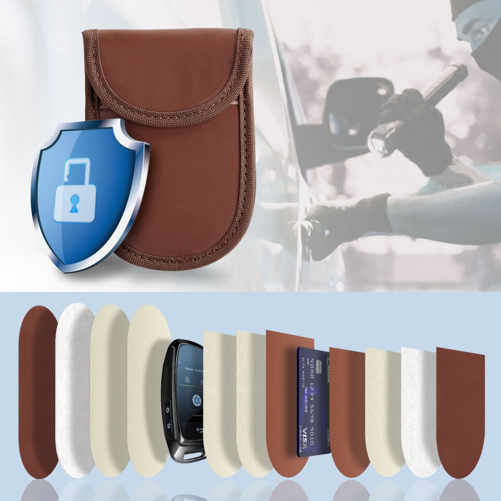 Tech-Protect Faraday KLR100 θήκη Keyless RFID Signal Blocker καφέ - Image 2