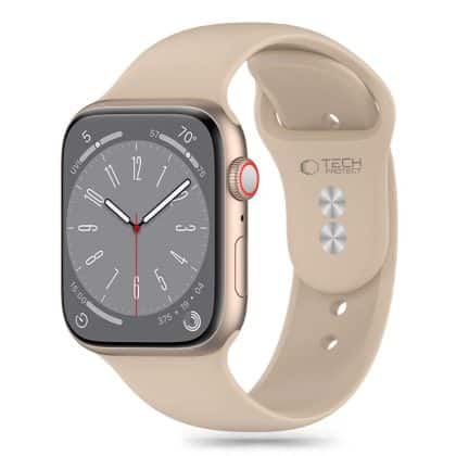 TECH-PROTECT σιλικόνη - θήκη για Apple Watch 6 / 7 8 9 10 SE - Διάφανο