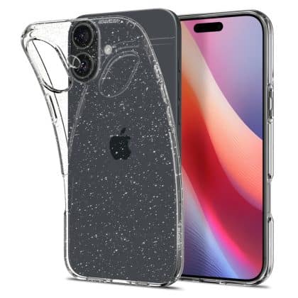 Spigen Liquid Crystal Glitter - θήκη για Apple iPhone 16 - Διάφανο
