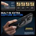 Supcase Unicorn Beetle Slim Clear - Apple iPhone 16 Pro Max - Μαύρο - Image 9