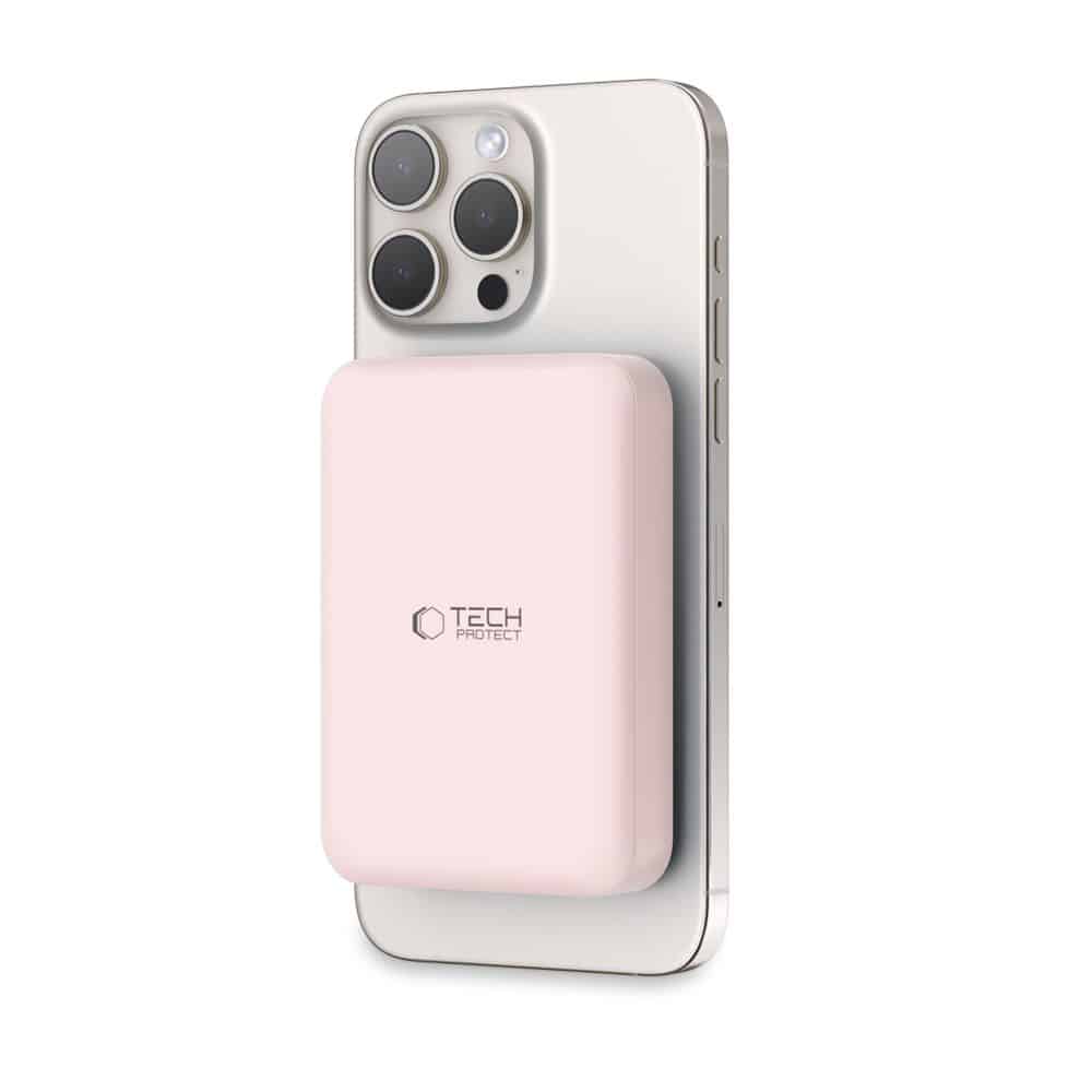 Tech-Protect PB11 Lifemag MagSafe power bank 10000mAh ροζ - Image 2