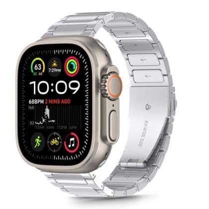 TECH-PROTECT ατσάλινη κλασική - θήκη για Apple Watch 6 / 7 8 9 10 SE Ultra 1 2 - Ασημί