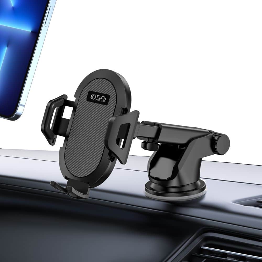 Tech-Protect V1 universal βάση αυτοκινήτου για παρμπρίζ και ταμπλό μαύρη - Image 7