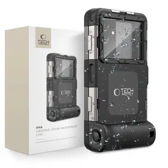 Tech-Protect αδιάβροχη θήκη κατάδυσης IPX8 μαύρη