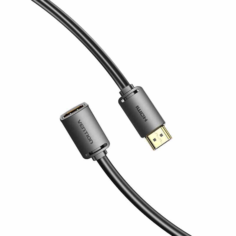 Vention HDMI 2.0 αρσενικό σε HDMI 2.0 θηλυκό καλώδιο επέκτασης 3μ, 4K 60Hz, (Μαύρο) - Image 3