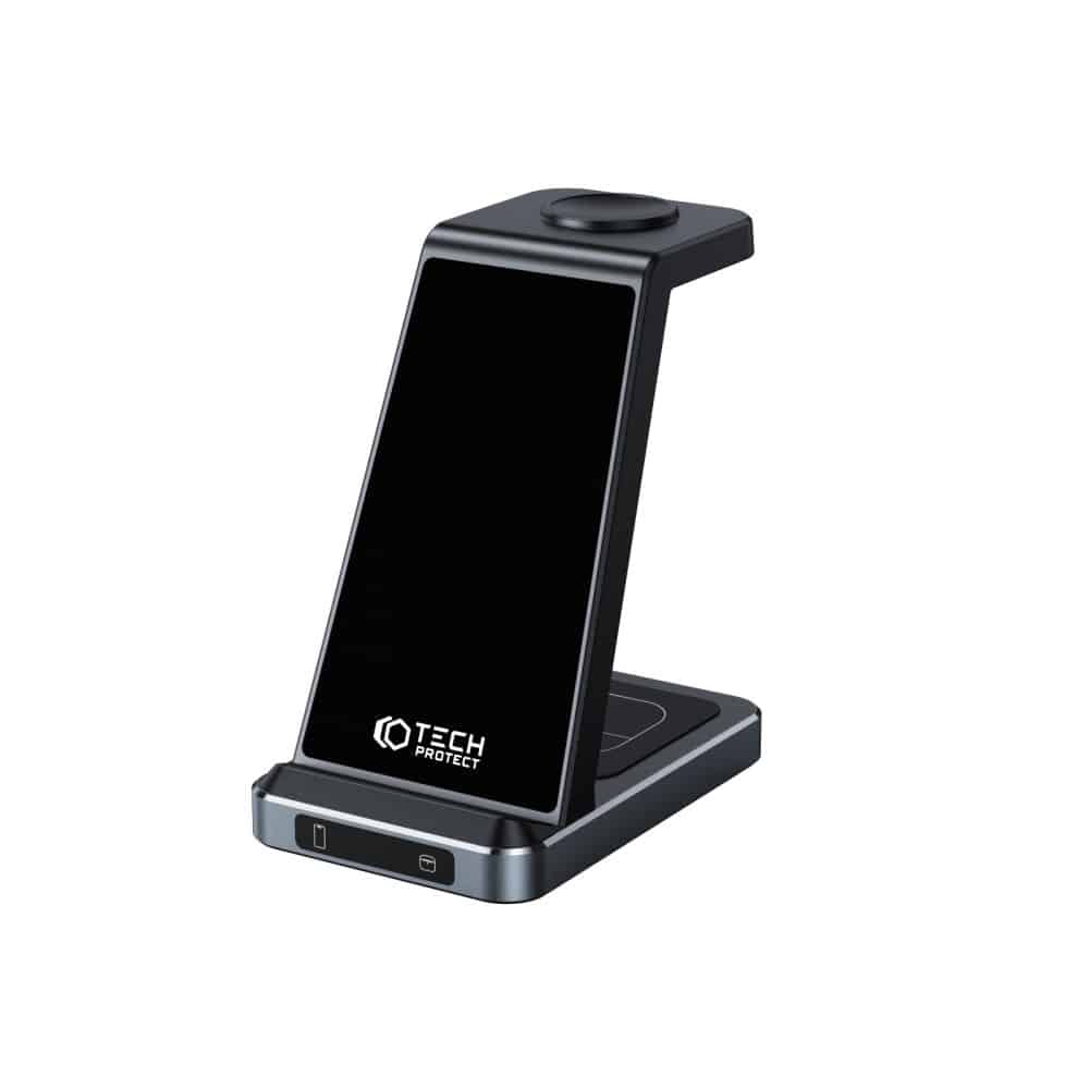 Tech-Protect 3 σε 1 ασύρματη φόρτιση QI15W-A26 μαύρη - Image 3