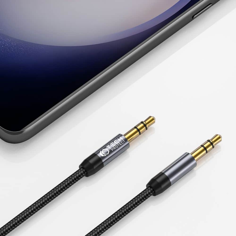 Tech-Protect καλώδιο AUX mini jack 3.5mm 150cm μαύρο - Image 3