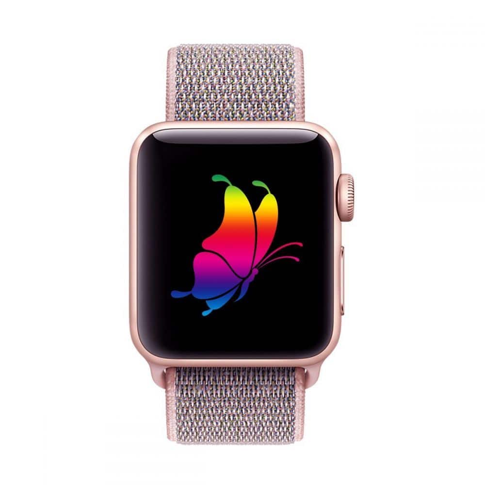 TECH-PROTECT Nylon - θήκη για Apple Watch 6 / 7 8 9 10 SE - Ροζ - Image 2