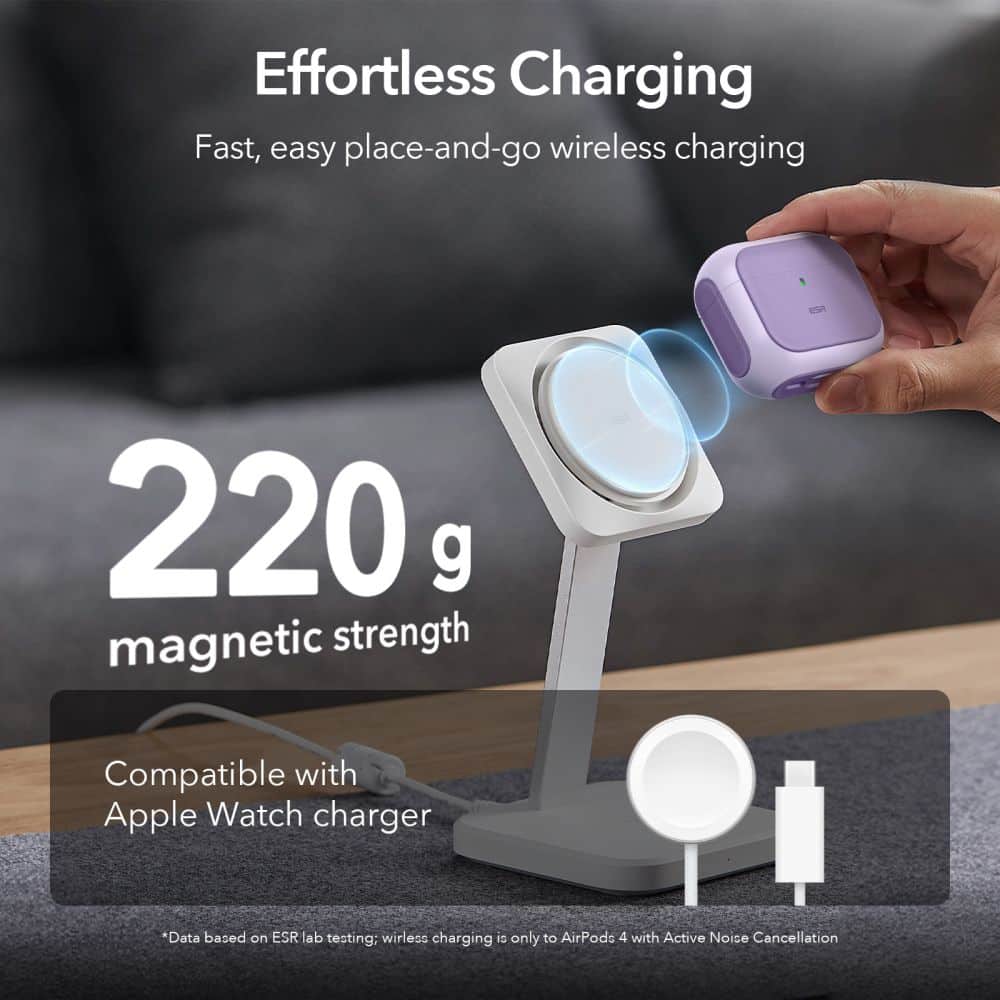 ESR Orbit Halolock MagSafe Apple AirPods 4 μωβ - Image 3