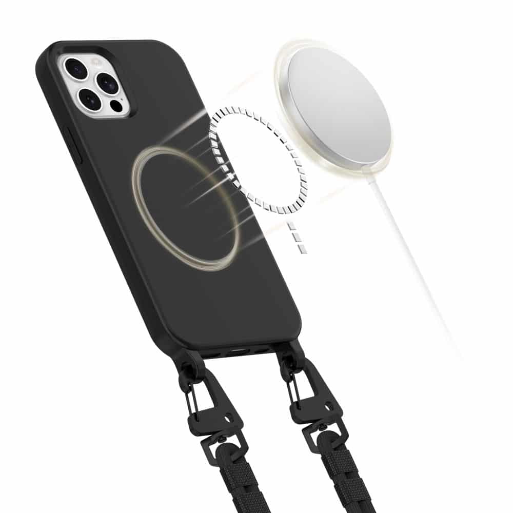 TECH-PROTECT Magnecklace - θήκη για Apple iPhone 12 / Pro - Μαύρο - Image 3