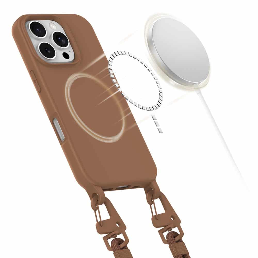 TECH-PROTECT Magnecklace - θήκη για Apple iPhone 16 Pro Max - Καφέ - Image 3