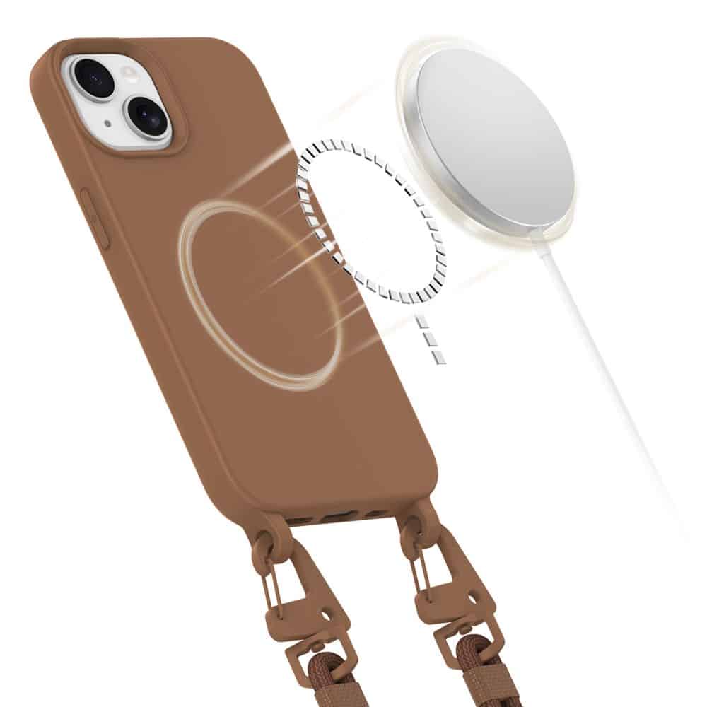 TECH-PROTECT Magnecklace - θήκη για Apple iPhone 15 - Καφέ - Image 3