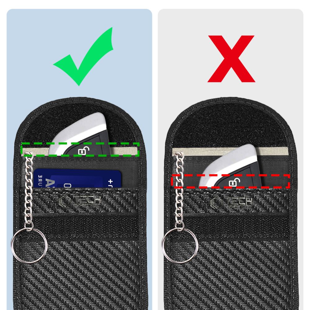 Tech-Protect Faraday KLR100 θήκη Keyless RFID Signal Blocker Carbon - Image 3