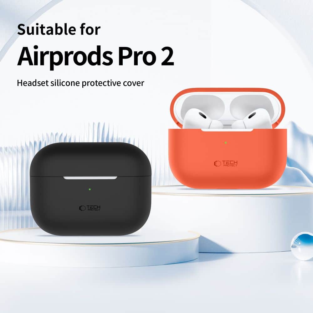 Tech-Protect σιλικόνη Apple AirPods Pro 1 / 2 γκρι κηρός - Image 3