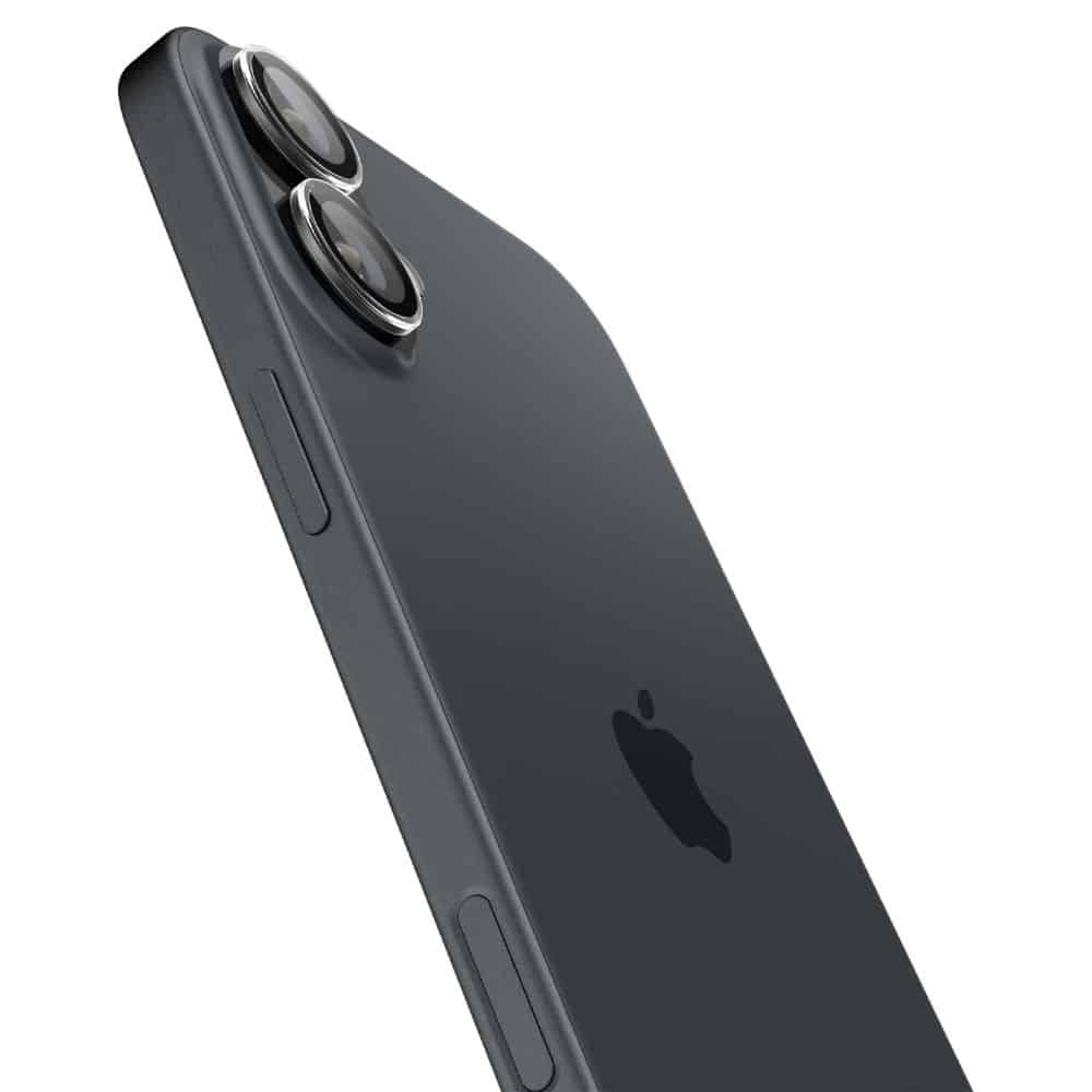 Spigen - Optik.tR EZ Fit Pro Camera Glass (2 pack) - iPhone 16 / iPhone 16 Plus - Clear - Image 3