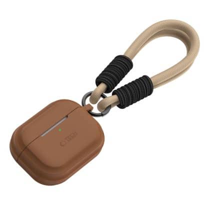 Tech-Protect σιλικόνη σχοινί Apple AirPods Pro 1 / 2 καφέ σοκολάτα