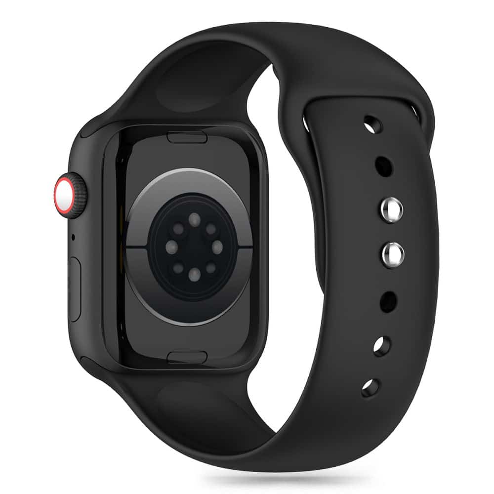 TECH-PROTECT σιλικόνη - θήκη για Apple Watch 6 / 7 8 9 10 SE - Μαύρο - Image 2