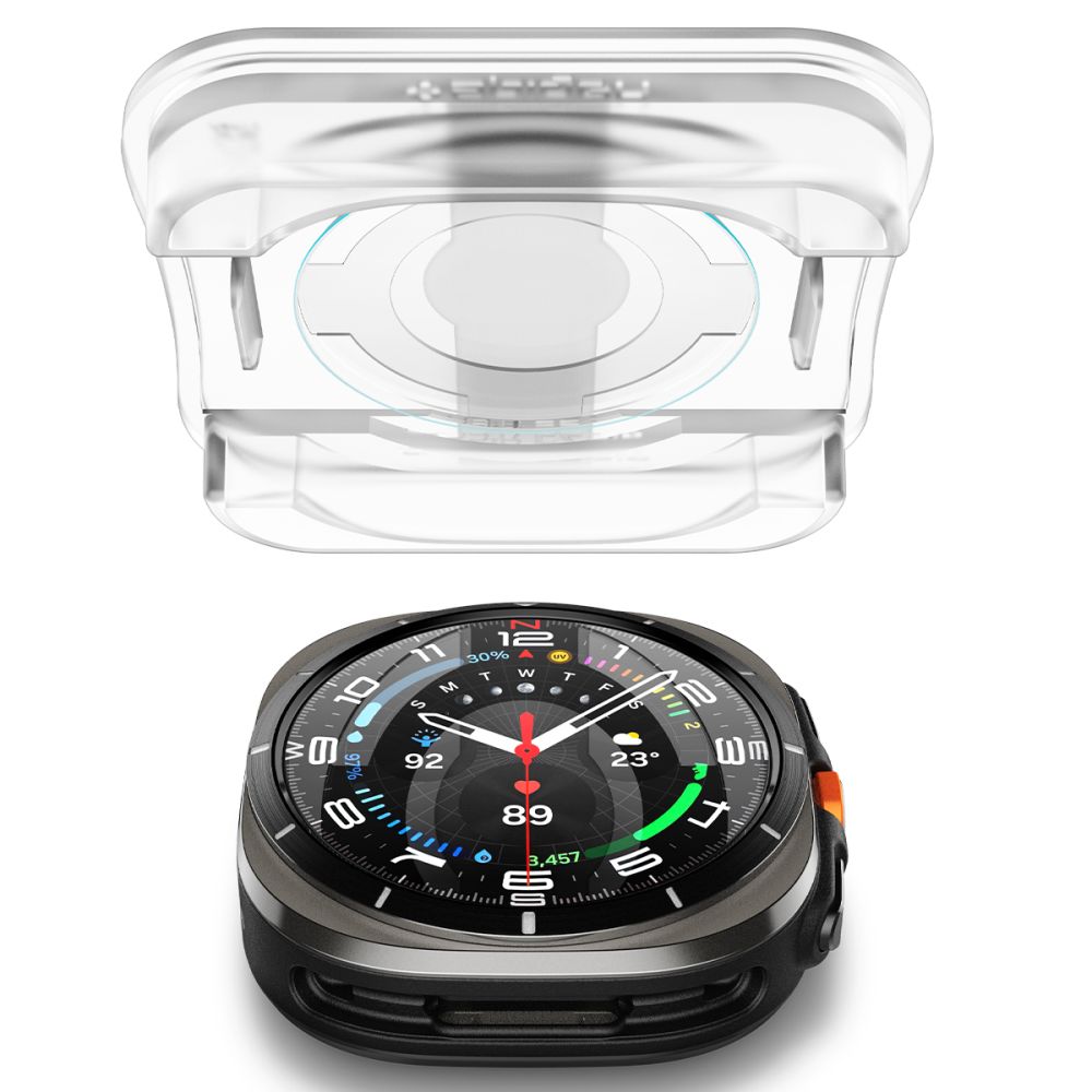 Spigen Glass.TR ”EZ-FIT” 2-pack Galaxy Watch Ultra (47 mm) διαφανές - Image 4