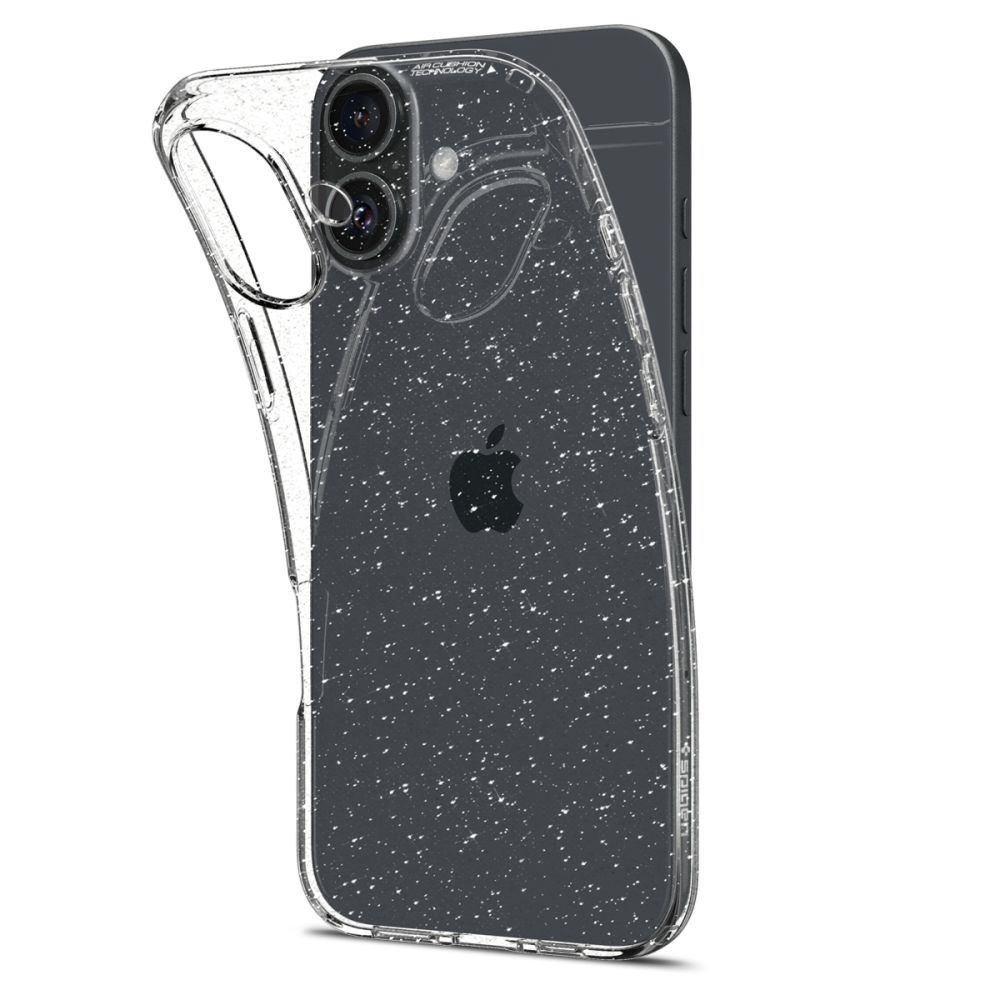 Spigen Liquid Crystal Glitter - θήκη για Apple iPhone 16 - Διάφανο - Image 3
