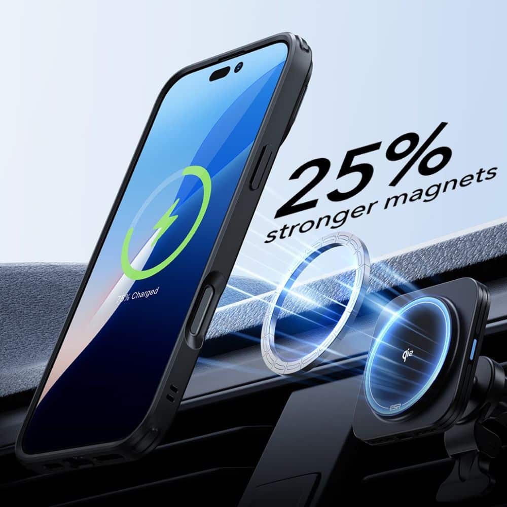 ESR Classic Hybrid HaloLock - θήκη για Apple iPhone 16 Pro Max - Μαύρο - Image 4