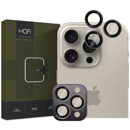 HOFI κάλυμμα κάμερας Camring Pro+ iPhone 16 Pro / 16 Pro Max μαύρη