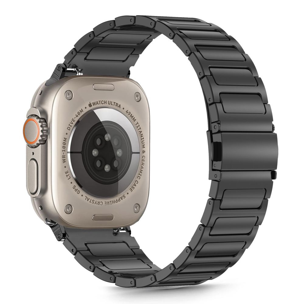 TECH-PROTECT κλασική ανοξείδωτη θήκη - θήκη για Apple Watch 6 / 7 8 9 10 SE Ultra 1 2 - Μαύρο - Image 2
