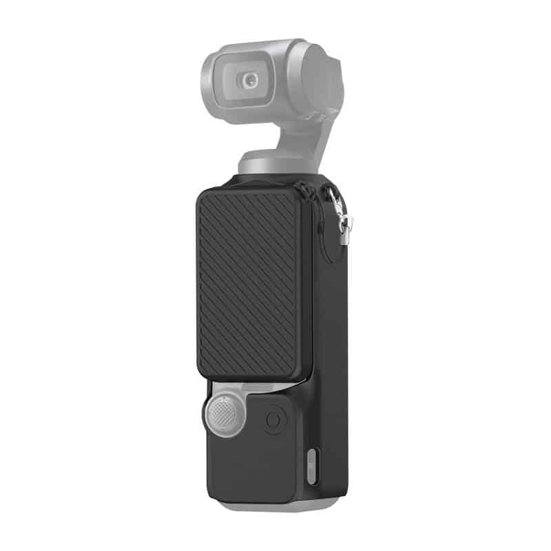 PULUZ Σετ Θήκης Σιλικόνης με Λουράκι για DJI OSMO Pocket 3 (Μαύρο) - Image 2