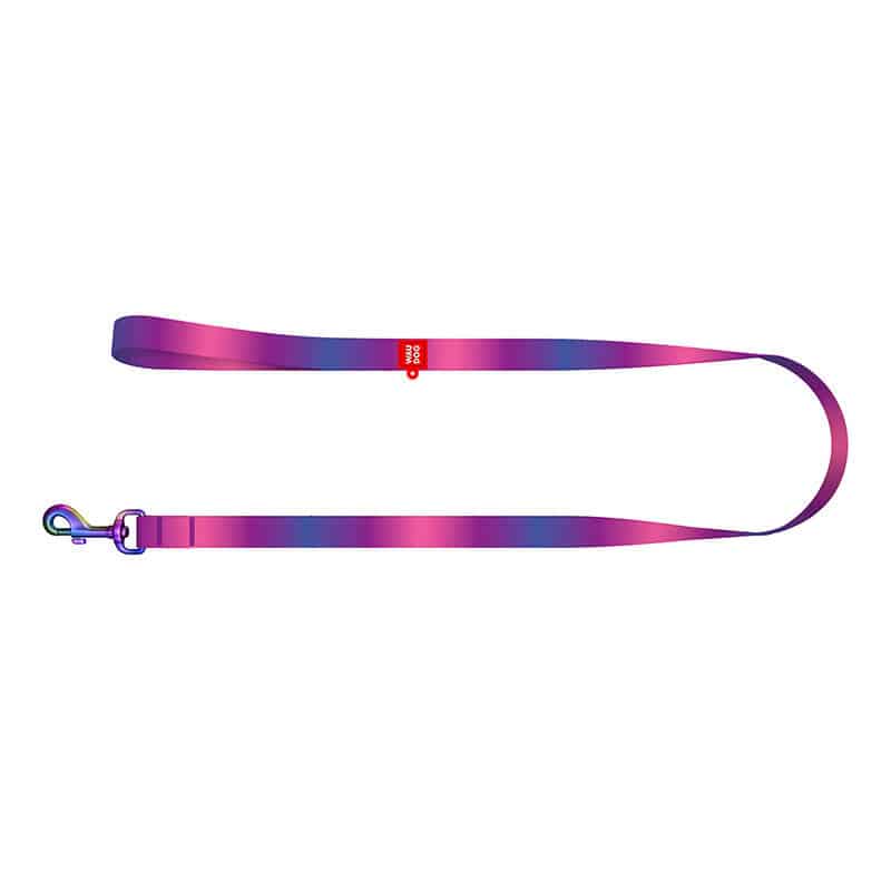 WAUDOG λουρί σκύλου από νάιλον με gradient, μήκος 122 εκ., μωβ - Image 2