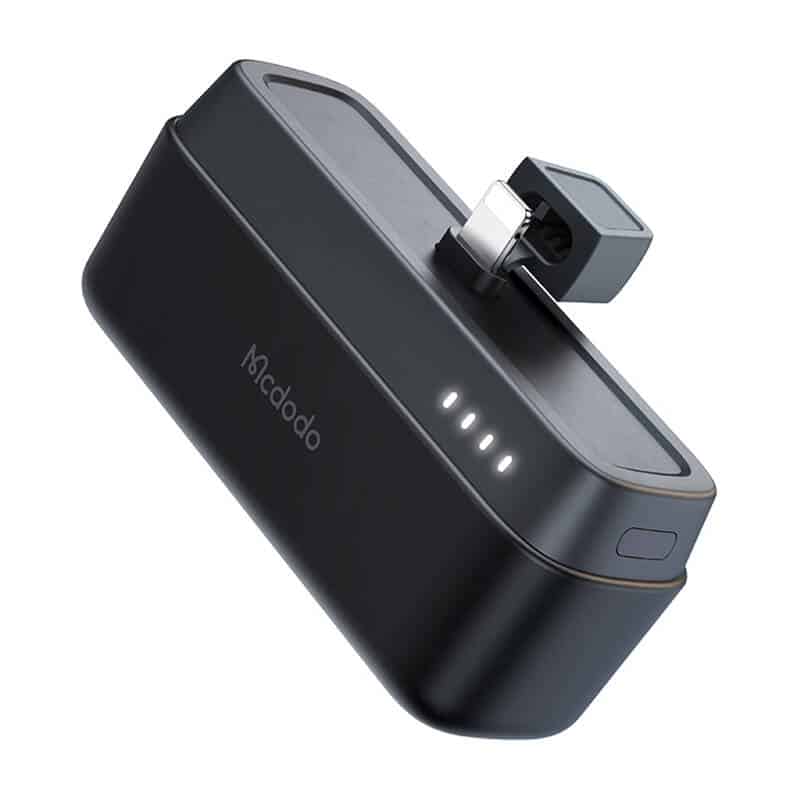 Mcdodo Power Bank MC-6281 20W, 5000mAh με Lightning connector (μαύρο)