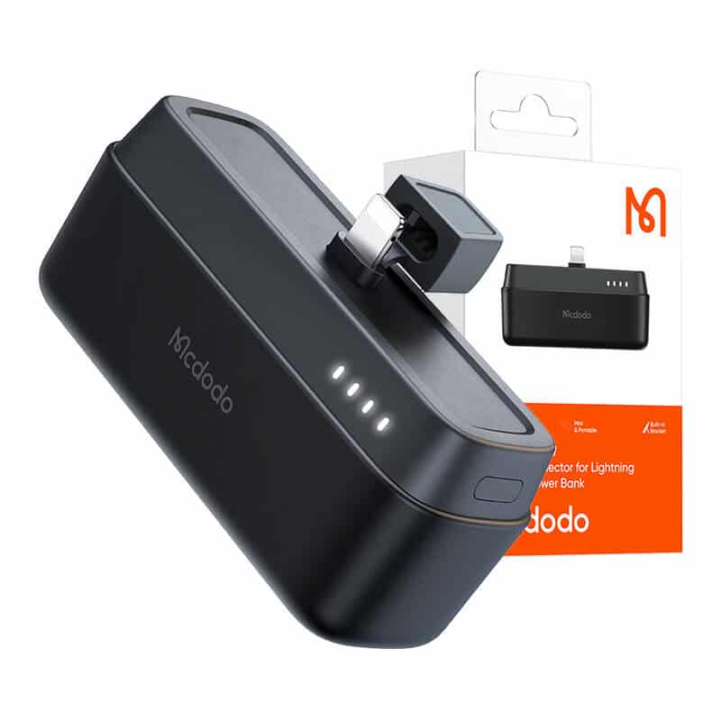Mcdodo Power Bank MC-6281 20W, 5000mAh με Lightning connector (μαύρο) - Image 4