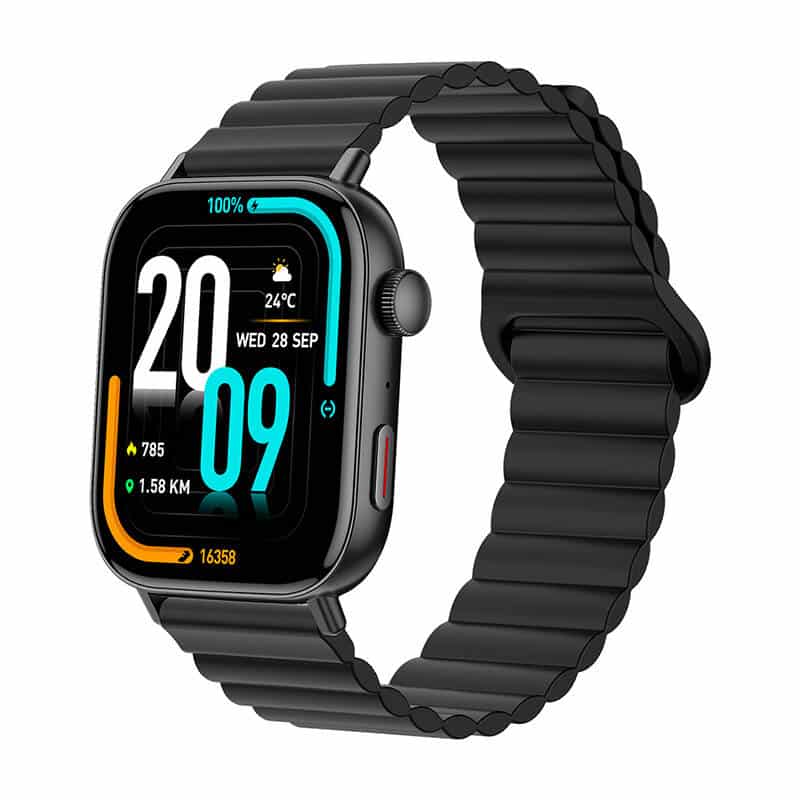 Colmi C8 Max smartwatch με μαγνητική θηλιά (μαύρο) - Image 2