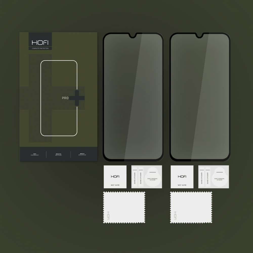 Hofi Glass Pro+ 2-Pack tempered glass για Galaxy A15 4G / 5G / A25 5G μαύρο - Image 4