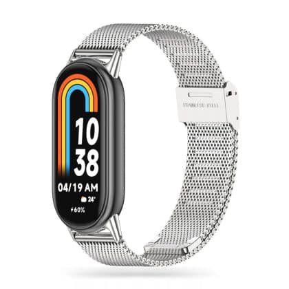 Tech-Protect MilaneseBand - Xiaomi Smart Band 8 / 9 / NFC - Ασημί