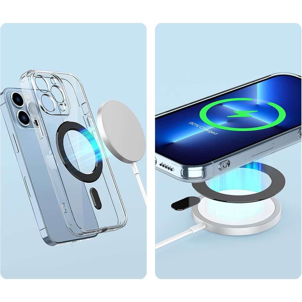 Tech-Protect Μάγματ MagSafe Universal Μαγνητικός Δακτύλιος Λευκός - Image 4
