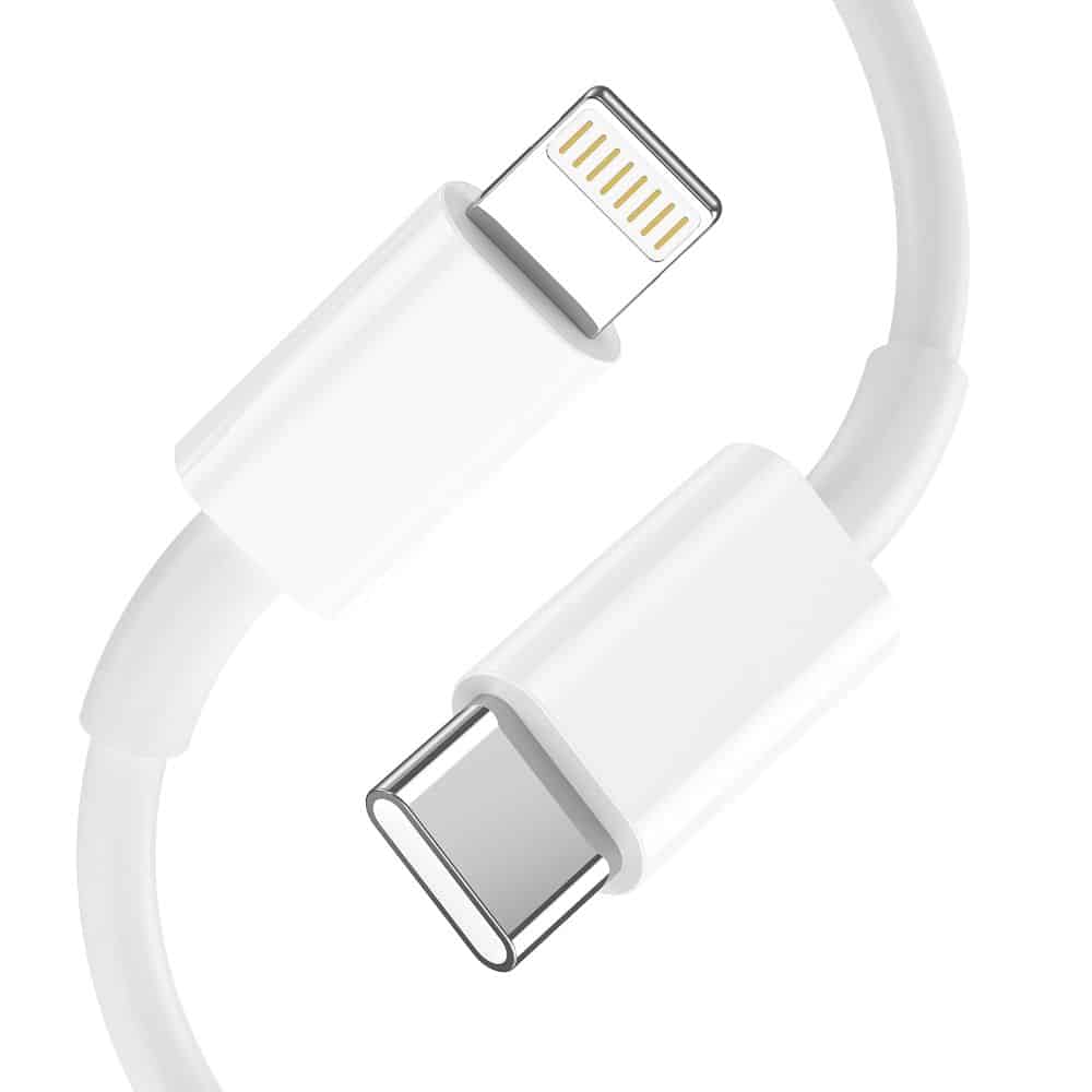 Tech-Protect C20W φορτιστής 2 θυρών PD20W/QC3.0 + καλώδιο Lightning λευκό - Image 4