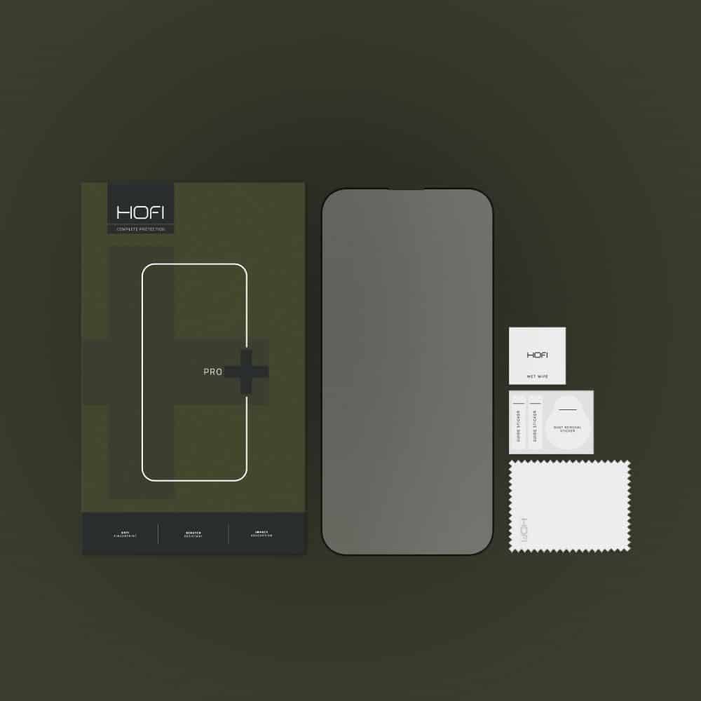Hofi Glass Pro+ γυαλί προστασίας για iPhone 14 Pro μαύρο - Image 4