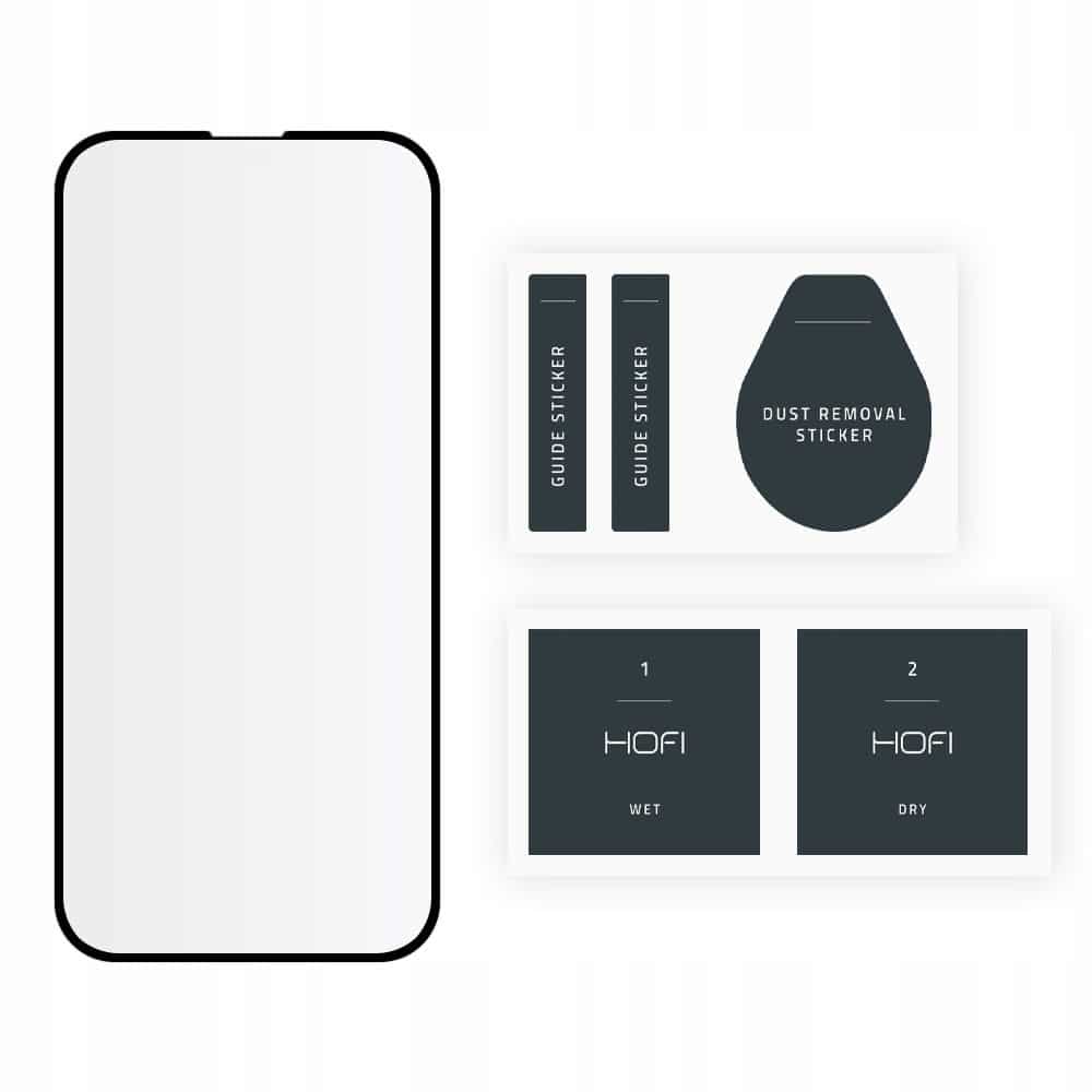 Hofi Glass Pro+ γυαλί προστασίας για iPhone 13 / 13 Pro μαύρο - Image 5