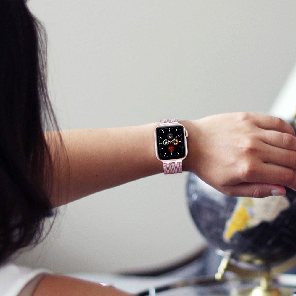 TECH-PROTECT Μιλανέζικη μπάντα - θήκη για Apple Watch 6 / 7 8 9 10 SE - Μαύρο - Image 2