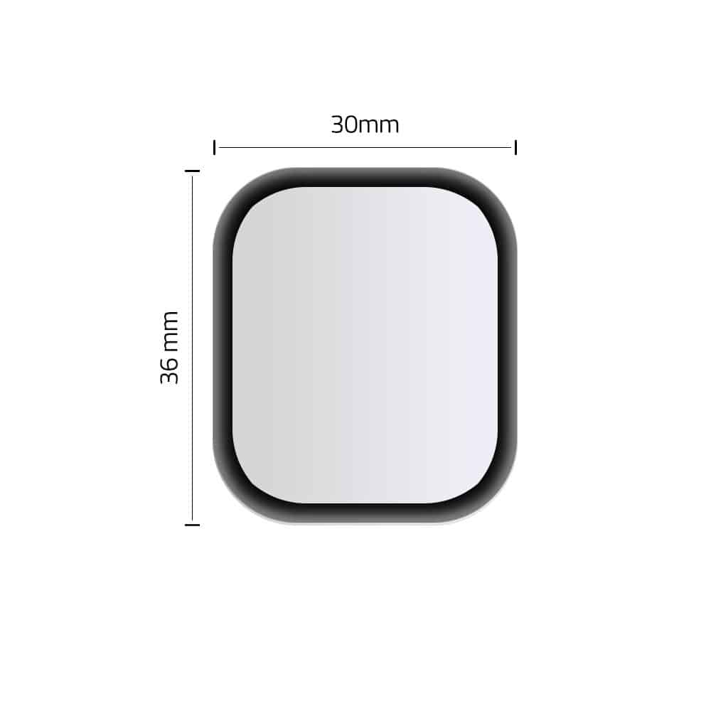 Hofi υβριδικό γυαλί Apple Watch 4/5/6/SE (40MM) μαύρο - Image 2