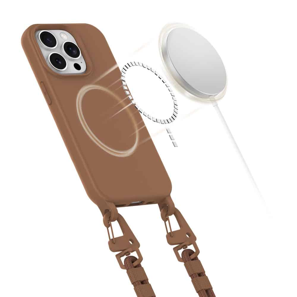 TECH-PROTECT Magnecklace - θήκη για Apple iPhone 14 Pro - Καφέ - Image 3