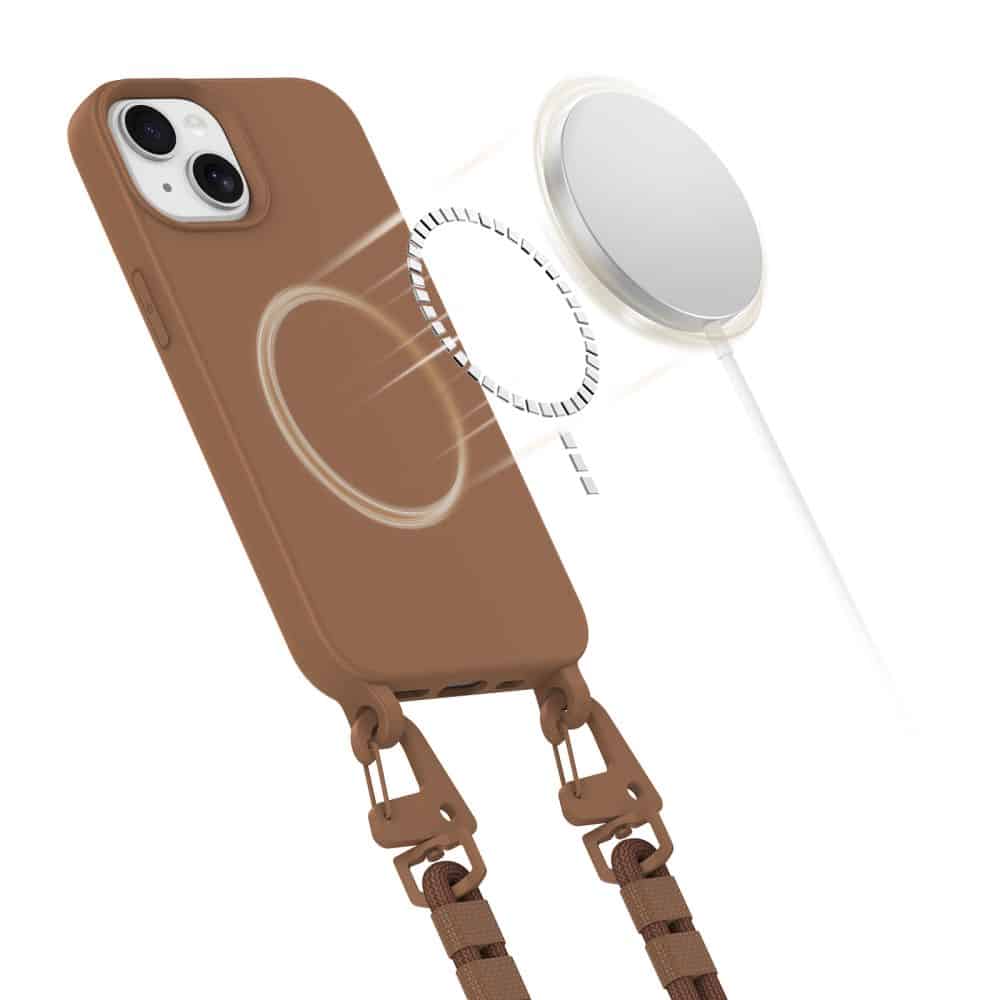 TECH-PROTECT Magnecklace - θήκη για Apple iPhone 14 - Καφέ - Image 3