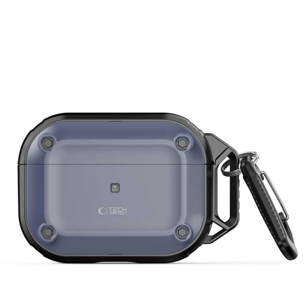 Tech-Protect Rough Hook Apple AirPods Pro 1 / 2 ατσάλινο μπλε - Image 4