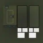 Hofi Glass Pro+ 2-Pack tempered glass για Motorola Moto G55 5G μαύρο - Image 4