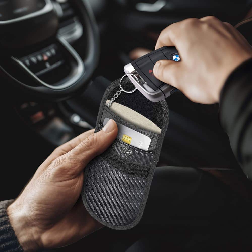 Tech-Protect Faraday KLR100 θήκη Keyless RFID Signal Blocker Carbon - Image 6