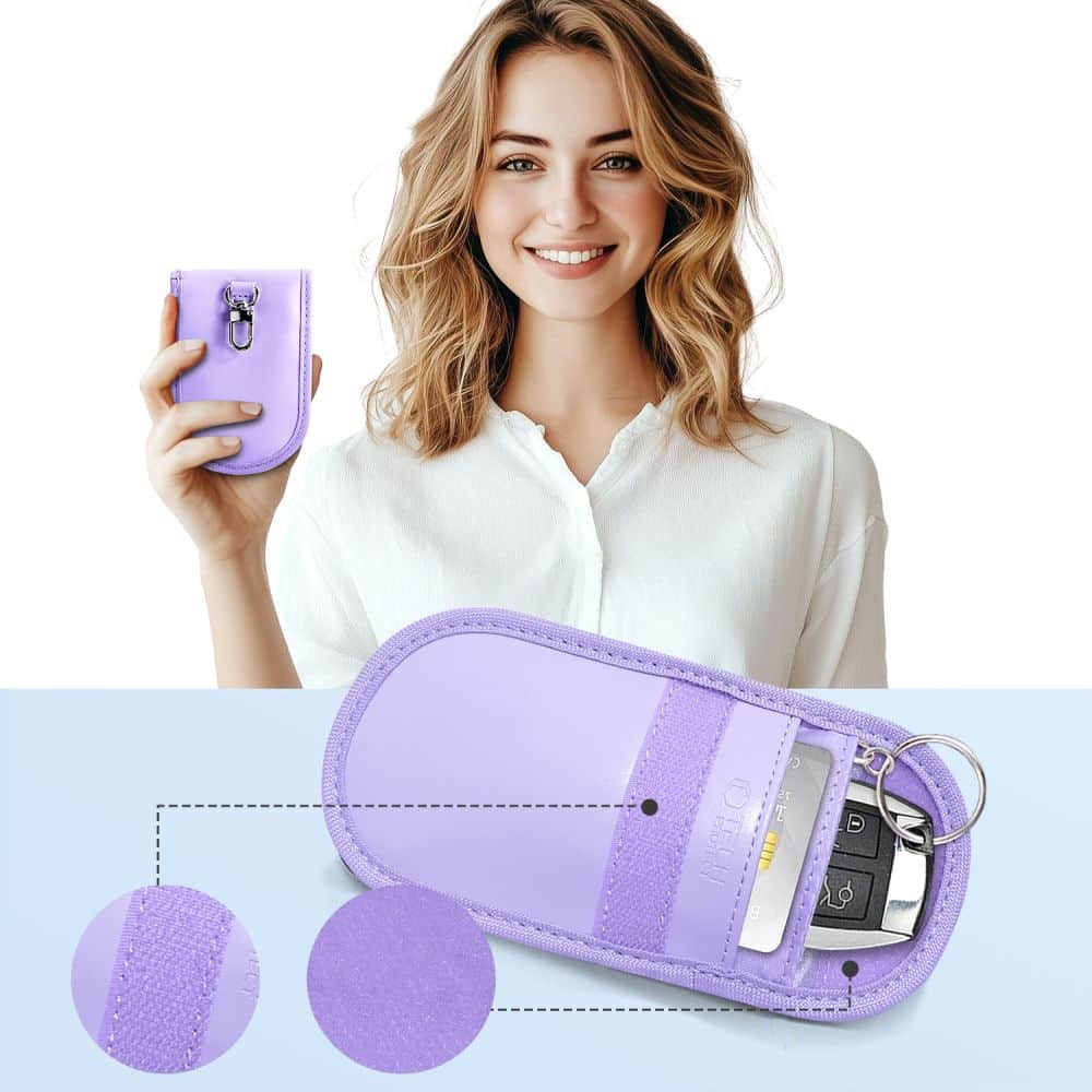 Tech-Protect Faraday KLR100 θήκη Keyless RFID Signal Blocker Λεβάντα - Image 4