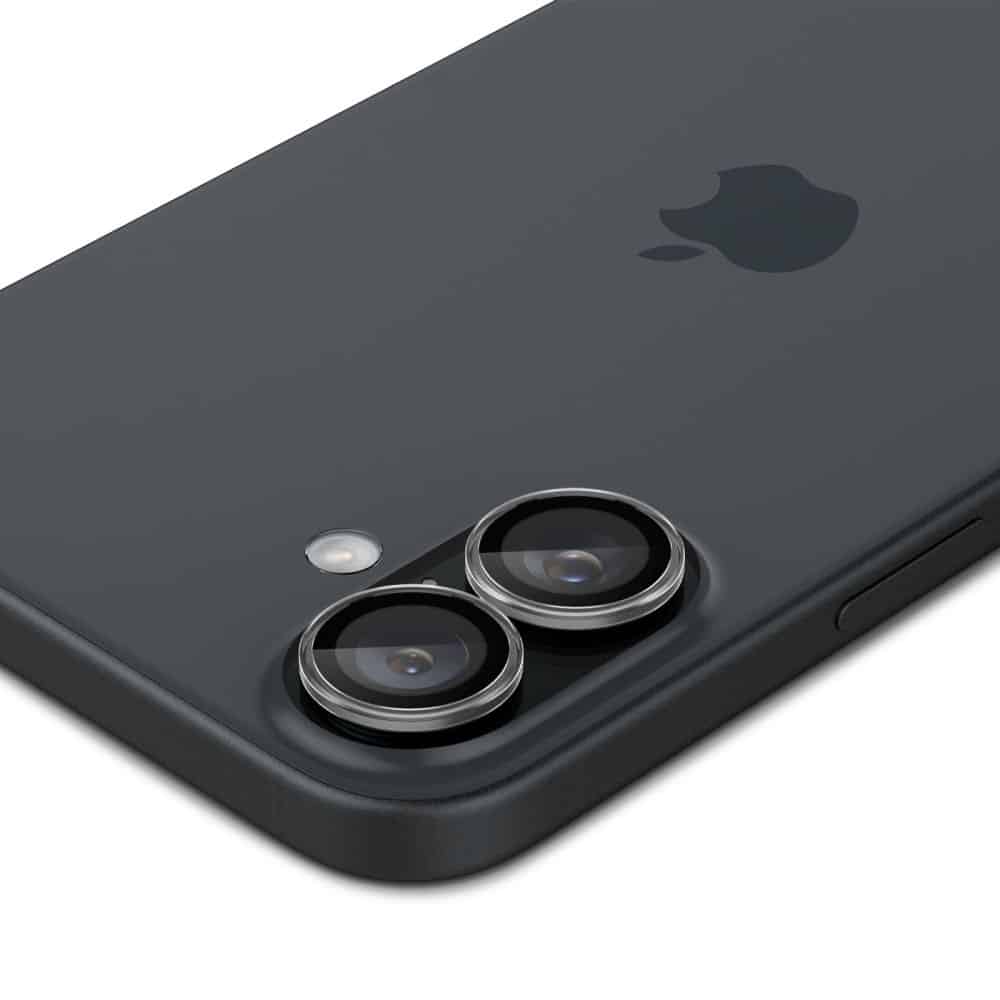 Spigen - Optik.tR EZ Fit Pro Camera Glass (2 pack) - iPhone 16 / iPhone 16 Plus - Clear - Image 4